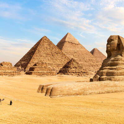 Die Pyramiden von Gizeh und der Großen Sphinx, Ägypten