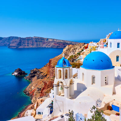 Santorini, Kykladen, Griechische Inseln, Griechenland, Europa